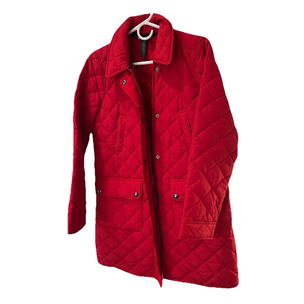 Lauren Ralph Lauren Women's Diamond Quilt Maxi Puffer Coat - Size M